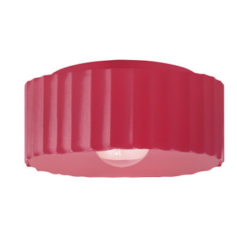 Radiance One Light Outdoor Flush Mount in Cerise (102|CER-6187W-CRSE)