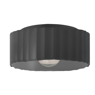 Radiance One Light Outdoor Flush Mount in Carbon - Matte Black (102|CER-6187W-CRB)