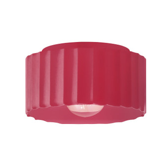 Radiance One Light Outdoor Flush Mount in Cerise (102|CER-6185W-CRSE)