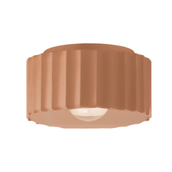 Radiance One Light Outdoor Flush Mount in Adobe (102|CER-6185W-ADOB)