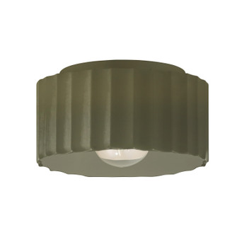 Radiance One Light Flush-Mount in Matte Green (102|CER-6185-MGRN)