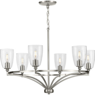 Parkhurst Six Light Chandelier in Brushed Nickel (54|P400297-009)