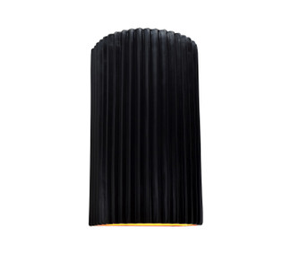 Ambiance LED Outdoor Wall Sconce in Carbon Matte Black w/ Champagne Gold (102|CER-5745W-CBGD)