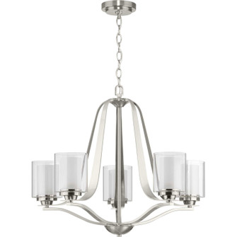 Kene Five Light Chandelier in Brushed Nickel (54|P400095-009)