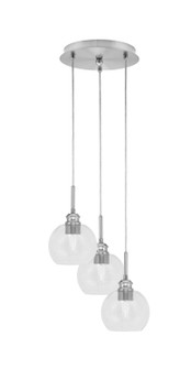 Array Three Light Pendalier in Brushed Nickel (200|1816-BN-4100)