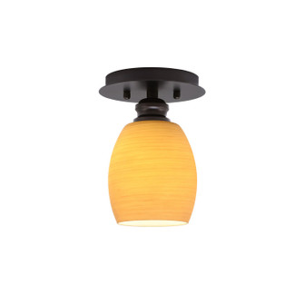 Edge One Light Semi-Flush Mount in Espresso (200|1160-ES-625)