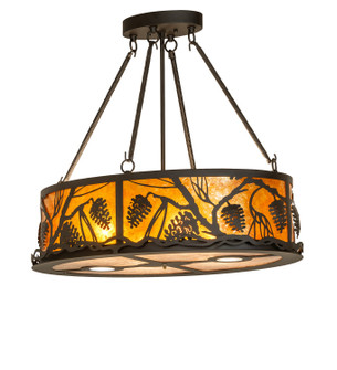Pinecone Six Light Pendant in Oil Rubbed Bronze (57|270266)