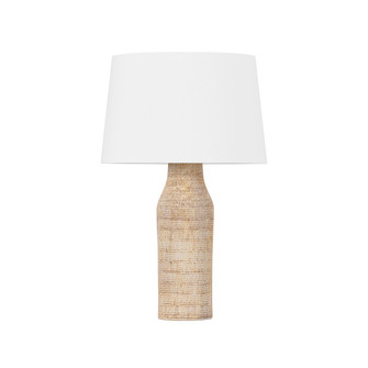 Medina One Light Table Lamp in Aged Brass/Ceramic Basketweave (70|L1529-AGB/CBW)