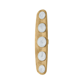 Bezel LED Wall Sconce in Vintage Brass (68|472-05-VB)
