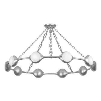 Riviere LED Chandelier in Vintage Gold Leaf (68|465-52-VGL)