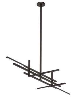 Cityscape LED Linear Chandelier in Bronze (182|SLLS56227CCBZ)