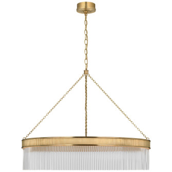 Menil LED Chandelier in Soft Brass (268|MF 5175SB-CG)