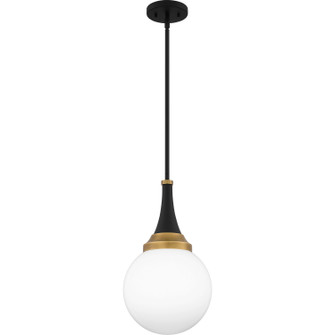 Quoizel Pendant One Light Pendant in Matte Black (10|QP6758MBK)
