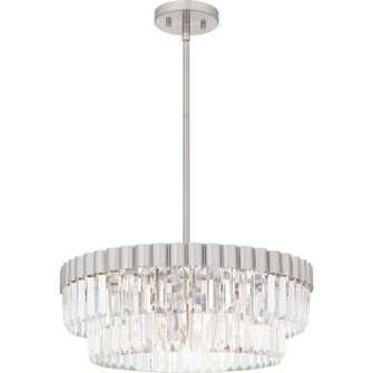 Quoizel Pendant Four Light Pendant in Brushed Nickel (10|QP6742BN)