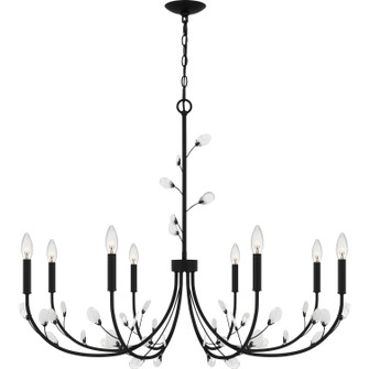 Heiress Eight Light Chandelier in Matte Black (10|HEI5040MBK)