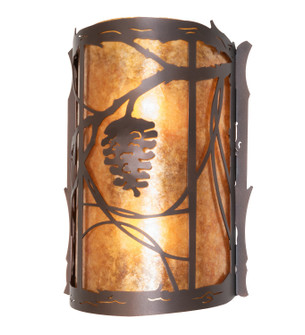 Whispering Pines Two Light Wall Sconce in Mahogany Bronze (57|272362)