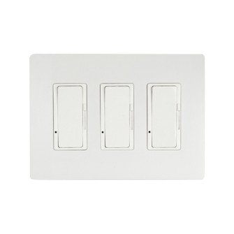 Three Dimmer For Universal Relay Control Box in White (40|EFSWD3)