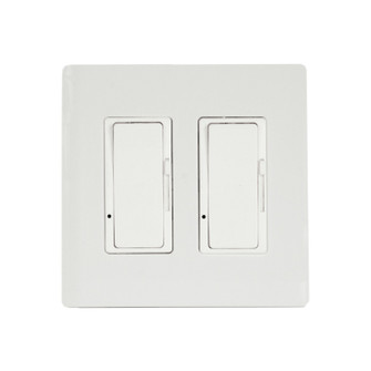 Two Dimmer For Universal Relay Control Box in White (40|EFSWD2)