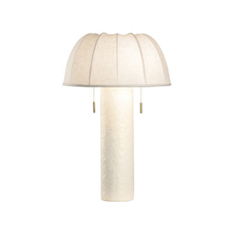 Wildwood Two Light Table Lamp in White/Cream (460|61390)