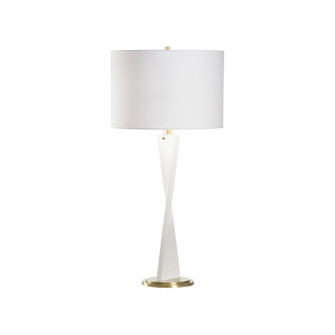 Wildwood Two Light Table Lamp in White/Cream (460|61388)