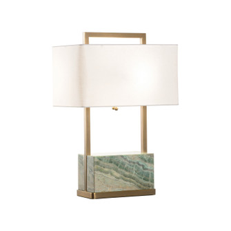 Wildwood Two Light Table Lamp in Green (460|61379)