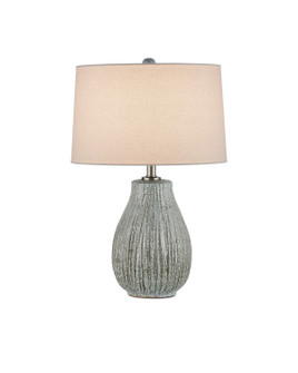 One Light Table Lamp in Reactive Black & White/Brushed Nickel (142|6000-0952)