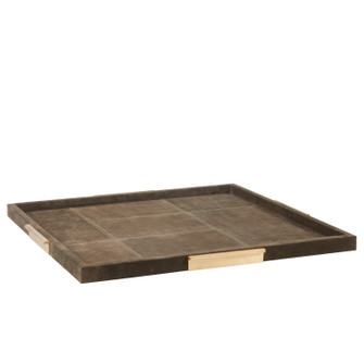 Dillard Tray in Moss Gray/Antique Brass (314|AYI07)