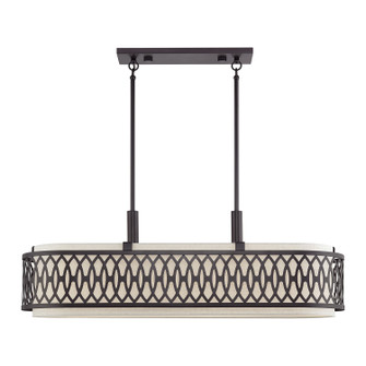Vistaview Six Light Linear Chandelier in English Bronze (107|53437-92)