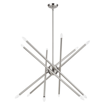 Soho 12 Light Chandelier in Brushed Nickel (107|47007-91)