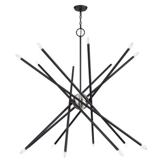 Soho 16 Light Foyer Chandelier in Black (107|46758-04)