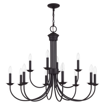 Estate 12 Light Chandelier in Bronze (107|42680-07)