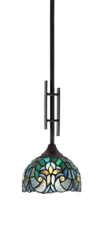 Uptowne One Light Mini Pendant in Dark Granite (200|320-DG-9925)