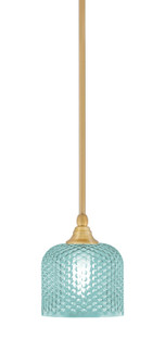 Stem One Light Mini Pendant in New Age Brass (200|23-NAB-4615)