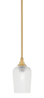 Stem One Light Mini Pendant in New Age Brass (200|23-NAB-4250)
