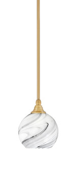 Stem One Light Mini Pendant in New Age Brass (200|23-NAB-4109)