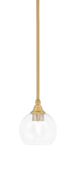Stem One Light Mini Pendant in New Age Brass (200|23-NAB-4100)