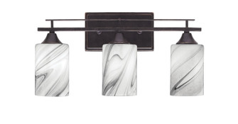 Uptowne Three Light Bathroom Lighting in Dark Granite (200|133-DG-3009)