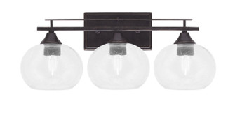 Uptowne Three Light Bathroom Lighting in Dark Granite (200|133-DG-202)