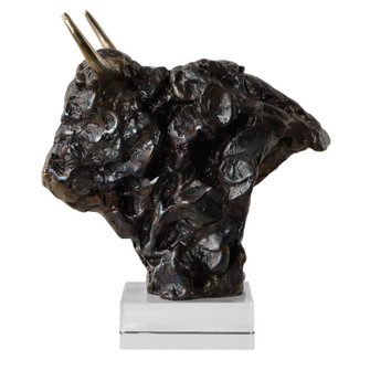 Bison Sculpture in Tarnished Bronze (52|18148)