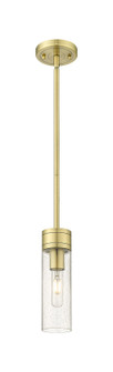 Downtown Urban One Light Mini Pendant in Antique Brass (405|617-1S-AB-G617-8SDY)