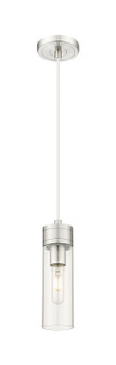 Downtown Urban One Light Mini Pendant in Satin Nickel (405|617-1P-SN-G617-8CL)