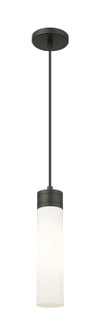 Downtown Urban One Light Mini Pendant in Matte Black (405|617-1P-BK-G617-11WH)