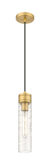 Downtown Urban One Light Mini Pendant in Brushed Brass (405|617-1P-BB-G617-11DE)