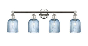Edison Four Light Bath Vanity in Polished Nickel (405|616-4W-PN-G559-5BL)