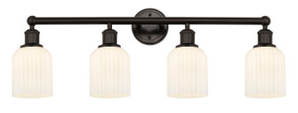 Edison Four Light Bath Vanity in Oil Rubbed Bronze (405|616-4W-OB-G559-5GWH)