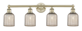 Edison Four Light Bath Vanity in Antique Brass (405|616-4W-AB-G559-5ME)