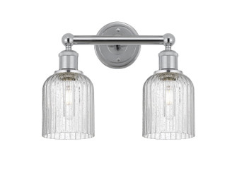 Edison Two Light Bath Vanity in Polished Chrome (405|616-2W-PC-G559-5SDY)