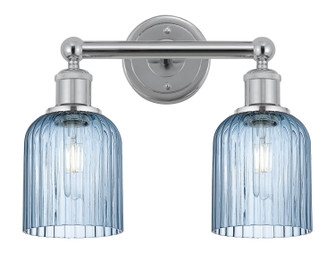 Edison Two Light Bath Vanity in Polished Chrome (405|616-2W-PC-G559-5BL)