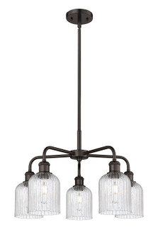 Downtown Urban Five Light Chandelier in Oil Rubbed Bronze (405|516-5CR-OB-G559-5SDY)