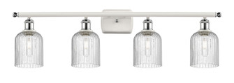 Ballston Four Light Bath Vanity in White Polished Chrome (405|516-4W-WPC-G559-5SDY)